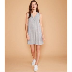 Lou & Grey Split Neck Swing Dress
